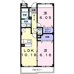 ボヌールフォンテーヌの物件間取画像